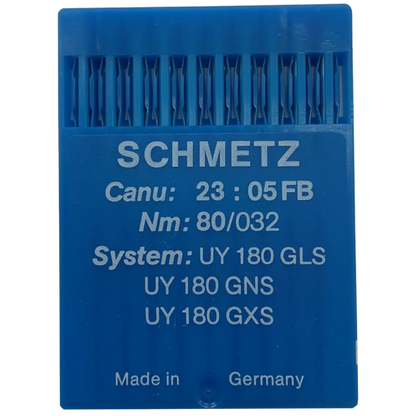 Schmetz Industrial Needles UY 180 GS, UY 180GLS,  UY 180 GXS, SY 6935  GXS, Canu: 23 : 05