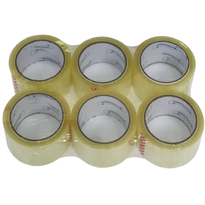 Adhesive Packaging Tape Box Sealing Tape Clear 6 Pack