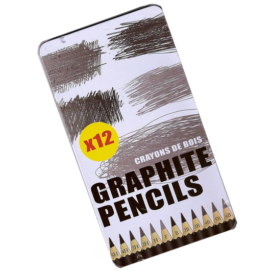 Assorted Graphite Pencils for Artists, Designers, Design students used on a wide range of material.
